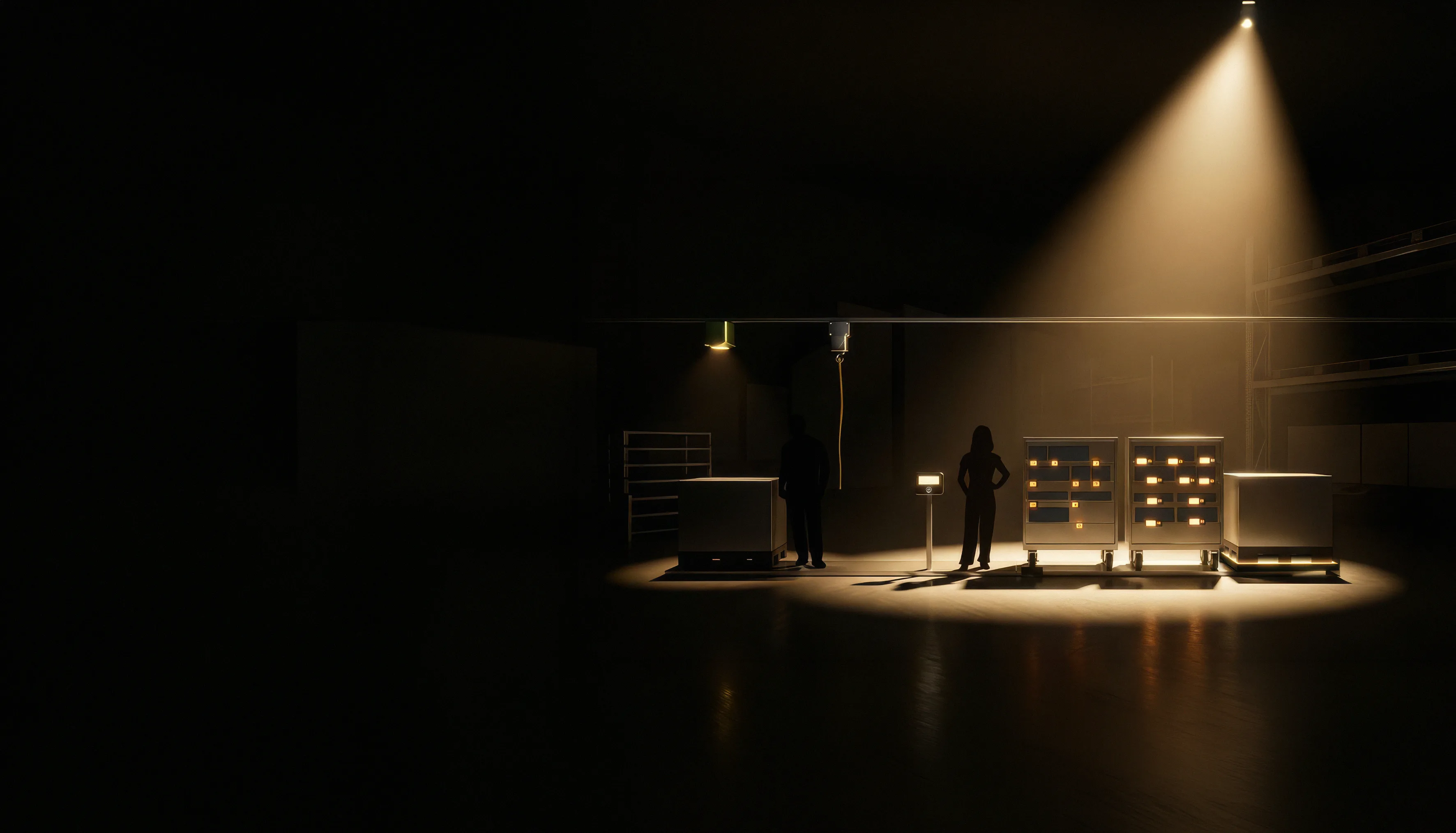 Produktionslinie mit SMAVOO eKanban-System